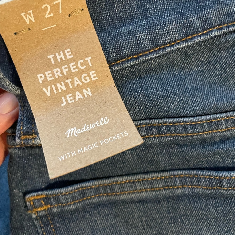 NWT Madewell Perfect Vintage Jean